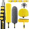 High Ceiling Duster Kit with 7-30ft Heavy Duty Extension Pole - Thumbnail 1
