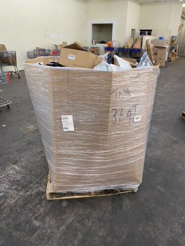High Piece Count Pallet of Small Return Items, May Have Salvage - Uninspected - Lot 411