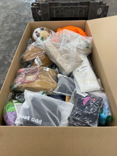 Coffin Box of Clothing & Shoes - Uninspected - Lot 413