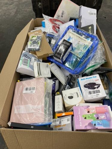 Coffin Box of Small Electronics & Accessories, High Piece Count - Uninspected - Lot 416