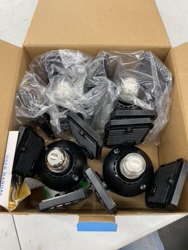 3 Panel Deformable LED Garage Lights, 4 Pack - Lot 429