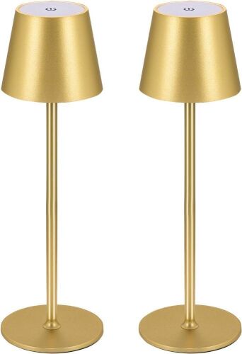 BGFHome Cordless LED Table Lamp, 2 Pack - Lot 484