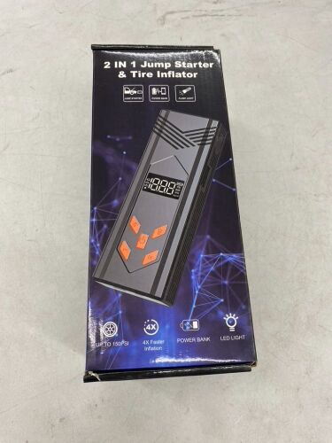 2 in 1 Jump Starter & Tire Inflator - Lot 488