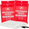 Prepared Hero Emergency Fire Blanket, 4 Pack - Thumbnail 1