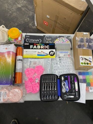 Lot of Arts & Crafts Supplies - Uninspected - Lot 525