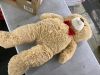 Giant Plush Teddy Bear Stuffed Animal w/ Bow Tie, Paw Prints - 35in - Thumbnail 3
