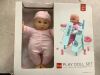 Realistic Baby Doll with Soft Body, Highchair, Potty, Accessories - 12.5in - Thumbnail 3