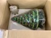 Pre-Lit Ceramic Tabletop Christmas Tree with Lights- 15in - Thumbnail 2