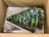 Pre-Lit Ceramic Tabletop Christmas Tree with Lights- 15in - Thumbnail 3