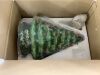 Pre-Lit Ceramic Tabletop Christmas Tree with Lights- 15in - Thumbnail 2