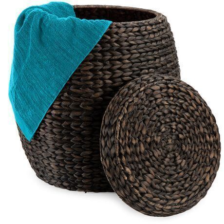 Multipurpose Hyacinth Storage Tote Basket - Lot 593
