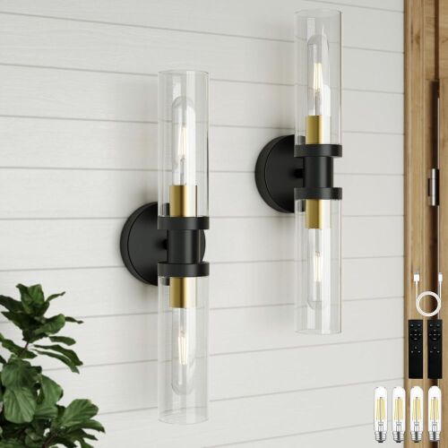 Rechargeable Battery Wall Sconce, Set of 2 - Lot 797