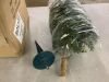 26" Artificial Boxwood Topiary Ball Tree with Ground Spike, Set of 2 - Thumbnail 3