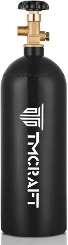 TMCRAFT 5lb CO2 Tank, High Strength Aluminum Alloy Cylinder with CGA-320 Valve, for Kegerator kit and Draft Beer Dispensing - Lot 791