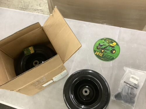 11x4.00-5 Flat Free Lawn Mower Tires, Set of 2 - Lot 198