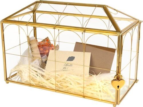 Clear Gold Card Box - Lot 621