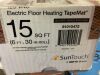 Lot of (4) SunTouch Floor Warming 72 in. x 30 in. 120-Volt Radiant Floor Heating Mat & (1) WarmWire Radiant Electric Floor Heating Wire 120-Volt - 40 sq. ft. - Thumbnail 5
