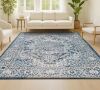 JONATHAN Y Modern Persian Vintage Medallion Navy /Light Gray 4 ft. x 6 ft. Area Rug - Thumbnail 1