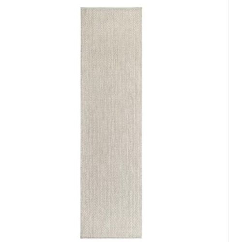 Nourison Horizon Grey 2 ft. x 6 ft. Indoor/Outdoor Geometric Contemporary Runner Area Rug - Lot 602JF