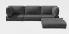 *CUSHIONS ONLY* 9-Piece Deep Seating Outdoor Lounge Chair Sectional Cushions Grey - CUSHIONS ONLY! - Thumbnail 1