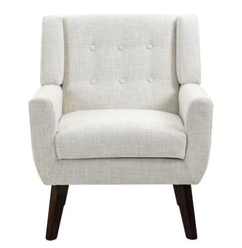 Uixe Beige Linen Arm Chair - Lot 119JF