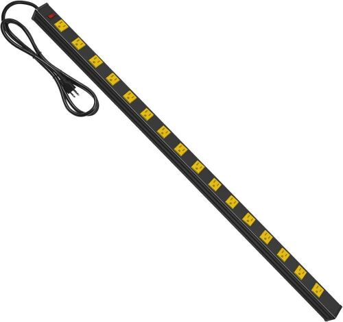 Metal 16 Outlet Heavy Duty Power Strip - Lot 622