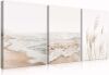 Neutral Beach Coastal Canvas Wall Art, 16" x 24" - Thumbnail 1