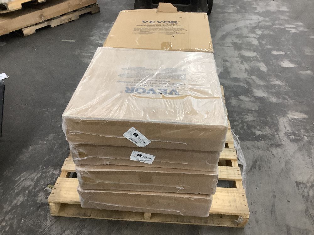 768 sq. ft. - (8) Cases of VEVOR Gray 24 in. x 24 in. Peel and Stick Pattern Carpet Tile Squares (96 sq. ft./case) - Image 7 - Lot 27JF