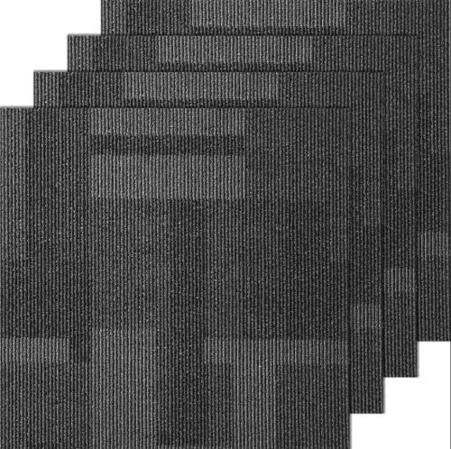 960 sq. ft. - (10) Cases of VEVOR Gray 24 in. x 24 in. Peel and Stick Pattern Carpet Tile Squares (96 sq. ft./case) - Lot 20JF