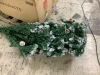 12' Pre-Decorated Christmas Tree w/ Pinecones, Flocked Branch Tips - Thumbnail 4