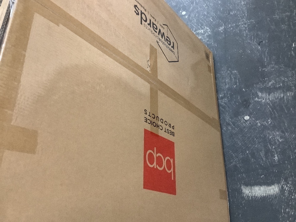 3-Piece Christmas JOY Nativity Yard Decoration w/ Ground Stakes, 46in - Water Damaged Box - Image 4 - Lot 350C