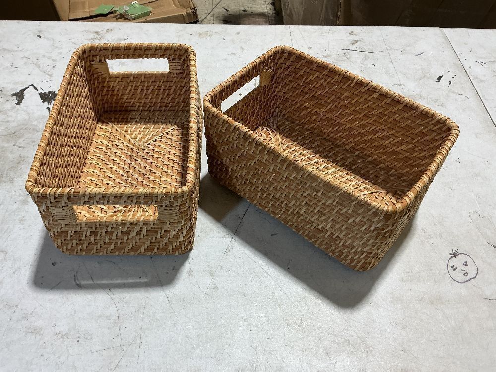 Two Small Wicker Basket - Image 1 - Lot 33