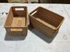 Two Small Wicker Basket - Thumbnail 1