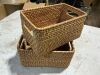 Two Small Wicker Basket - Thumbnail 2
