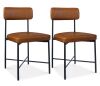 Dining Chair Set of 4, Faux Leather, Standard Height, Metal Frame No rating value Same page link. (0) Write a review - Thumbnail 1