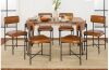 Dining Chair Set of 4, Faux Leather, Standard Height, Metal Frame No rating value Same page link. (0) Write a review - Thumbnail 2