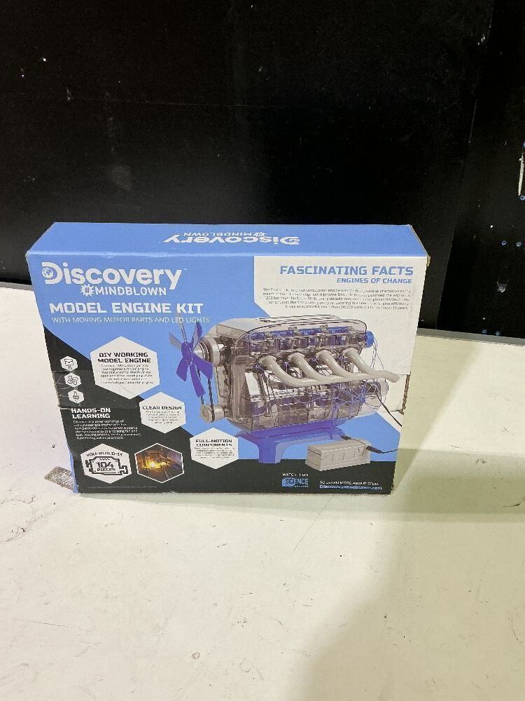 Discovery™ #Mindblown Model Engine Kit, with Moving Motor Parts And LED Lights - Image 2 - Lot 49