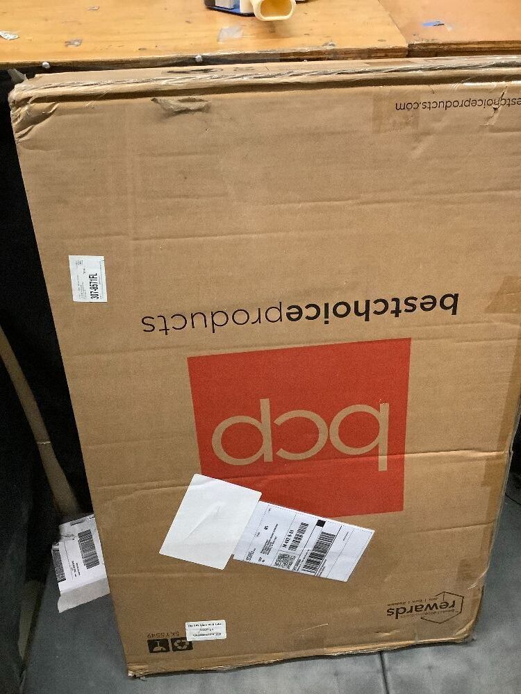 31.5in 3-Panel Freestanding Wooden Pet Gate w/ Door, Support Feet - Image 2 - Lot 204