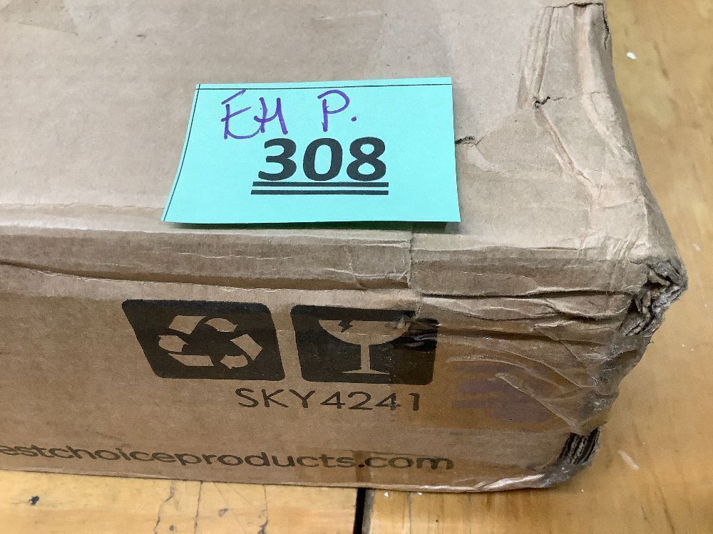 26lb Steel Square Patio Umbrella Base Stand, Basketweave Pattern - Image 3 - Lot 308