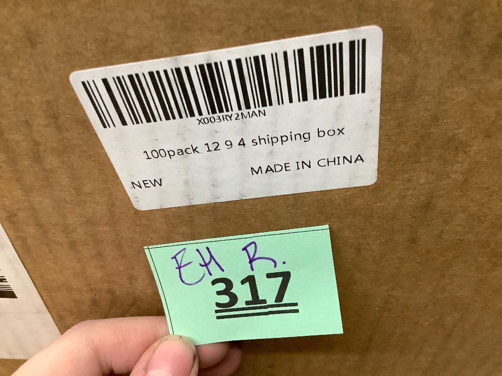 100 Pack of 12x9x4” White Corrugated Cardboard Packing Shipping Mailing Moving Carton Boxes Cube - Image 5 - Lot 317