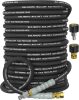 3/8" Pressure Washer Hose 150FT 4800 PSI, Kink Resistant Steel Braided Layer & NonMarking Rubber for Hot/Cold Water, High Power Washer Hose With 3/8 Inch Quick Connect & M22 Fitting - Thumbnail 1
