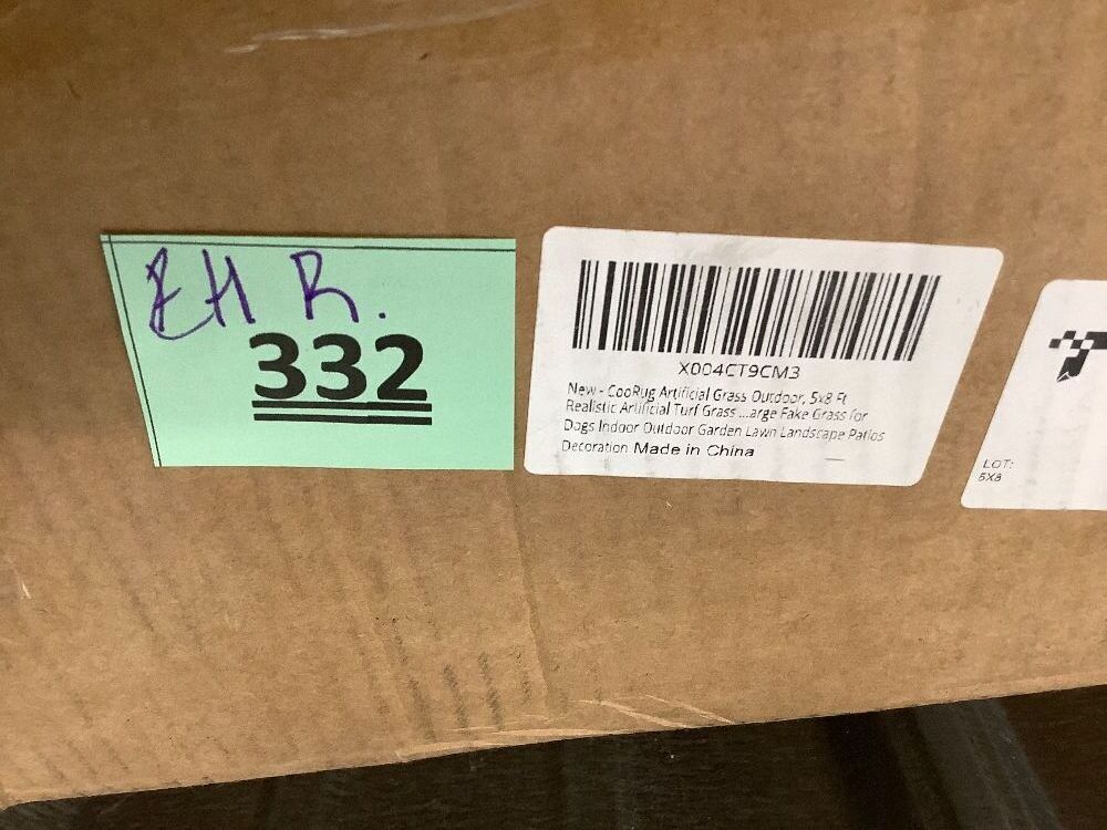 Artificial Grass Outdoor, 5x8 Ft Realistic Artificial Turf Grass Rug, Large Fake Grass for Dogs Indoor Outdoor Garden Lawn Landscape Patios Decoration - Image 4 - Lot 332