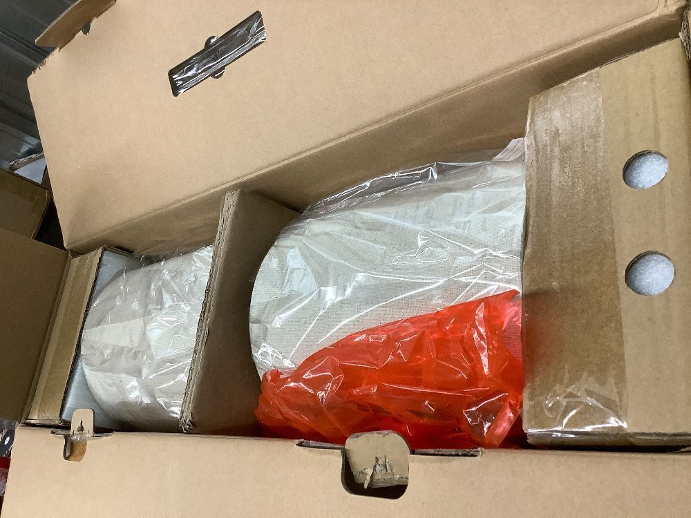 Rustic Farmhouse Buffet Lamps Set of 2, 30" Tall Table Lamps with Metal Base & Linen Shade – UL Certified, Perfect for Adding a Warm, Cozy Glow to Living Rooms, Dining Rooms & Entryways - Image 2 - Lot 346