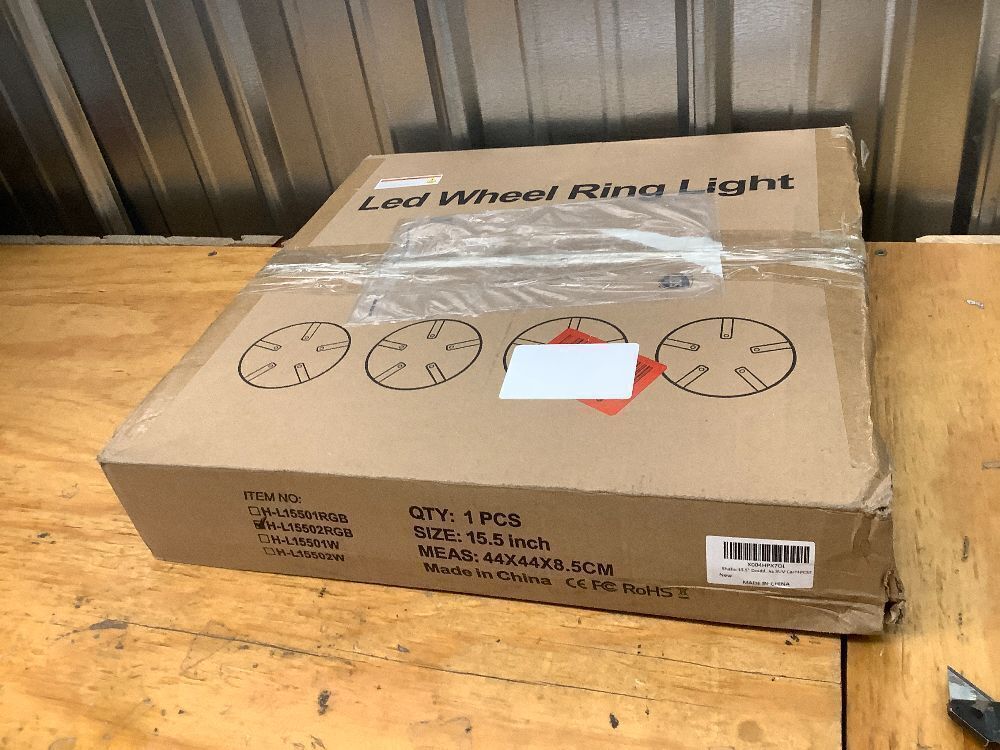 Ehaho 15.5" Double Row Wheel Lights, Brighter RGB Dream Chasing LED Rim Lights with App & Remote Control, Music Wheel Ring Light with Turn & Braking Signal Compatible with Various Trucks SUV Car, 4PCS - Image 3 - Lot 356