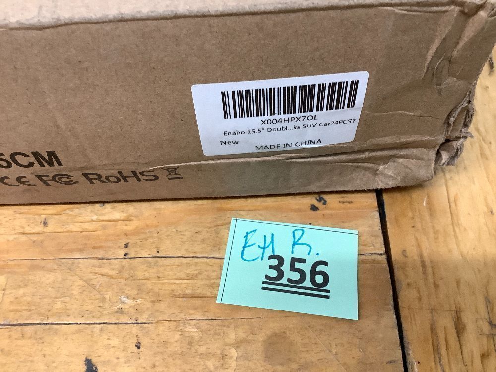 Ehaho 15.5" Double Row Wheel Lights, Brighter RGB Dream Chasing LED Rim Lights with App & Remote Control, Music Wheel Ring Light with Turn & Braking Signal Compatible with Various Trucks SUV Car, 4PCS - Image 4 - Lot 356