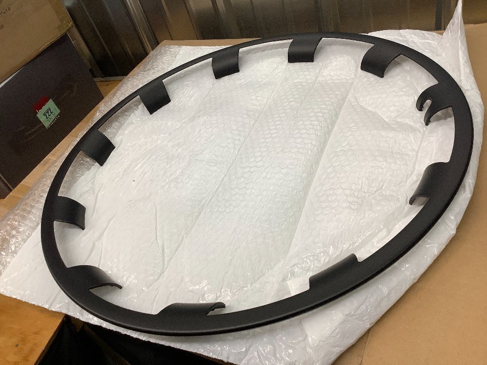 1PCS 21 inch Wheel Rim Protection for Tesla Wheel Rim Protector for Model Y ABS Rim Protector Model Y Wheel Protector Rim Hubcaps Cover Hub Protection Rim Cover (Black, 21 inch) - Image 2 - Lot 361