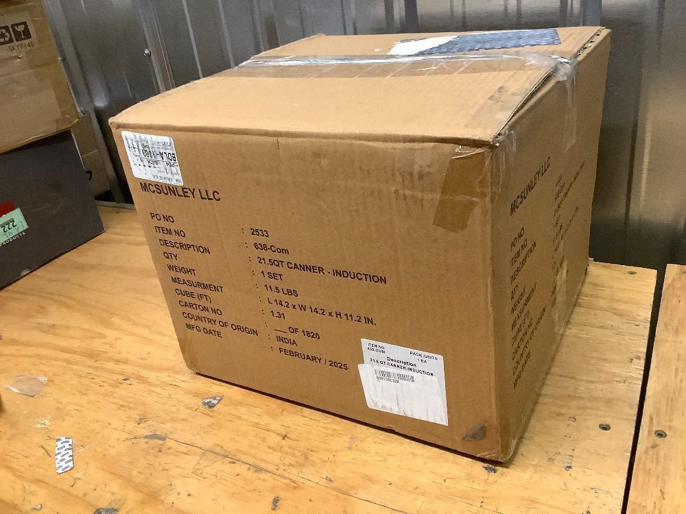 Prep•N•Cook by McSunley 21.5Qt Induction Stainless Steel Water Bath Canner - Image 3 - Lot 371