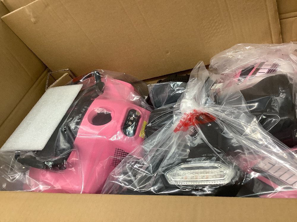 Kids Ride on ATV, 6V Battery Powered Kids Electric Vehicle, 4 Wheeler Quad w/Headlights, MP3, USB, Volume Control, Large Seat, Electric Ride on Toys Best Gifts for 18-36 Months Boys Girls Girls - Image 2 - Lot 377