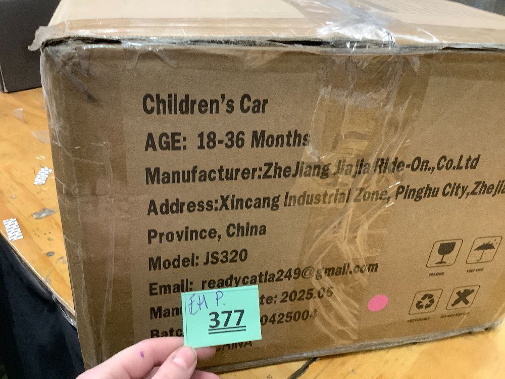 Kids Ride on ATV, 6V Battery Powered Kids Electric Vehicle, 4 Wheeler Quad w/Headlights, MP3, USB, Volume Control, Large Seat, Electric Ride on Toys Best Gifts for 18-36 Months Boys Girls Girls - Image 4 - Lot 377