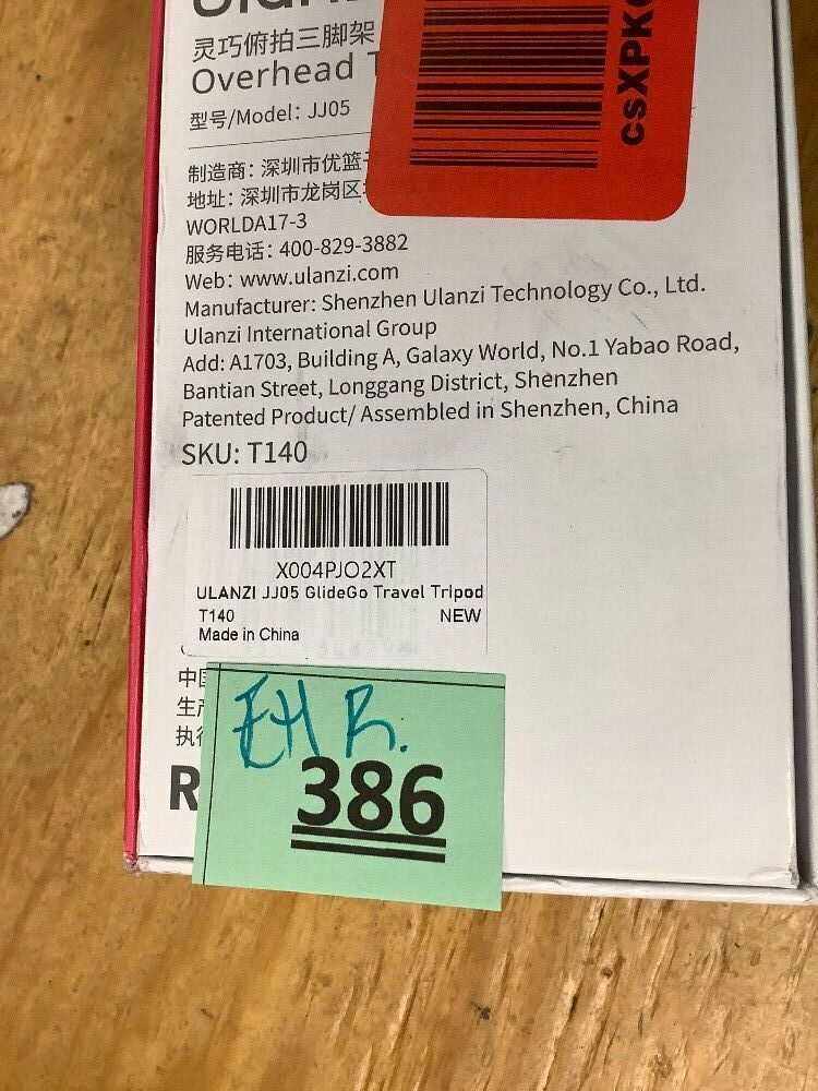 ULANZI JJ05 72.4" Carbon Fiber Tripod, Overhead Camera Tripod w Central Column and UKA Quick Release Plate for Cameras/DSLR/Projector/Camcorder, Horizontal Stand, Weight 3.43lbs, Maxload 39.7 lbs - Image 4 - Lot 386